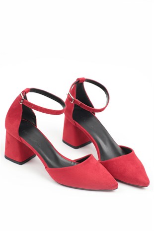 Amor Kırmızı Topuklu Ayakkabı